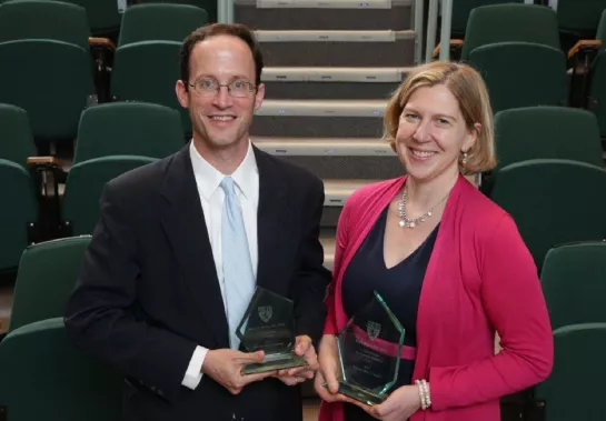 Jason Block and Emily Oken Receive Excellence in Mentoring Awards