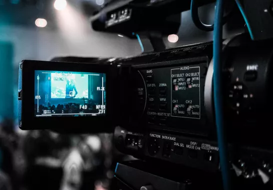 on camera