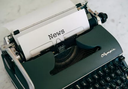 News typewriter